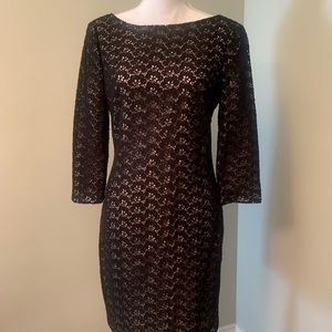 Diane Von Furstenberg lace sheath dress
